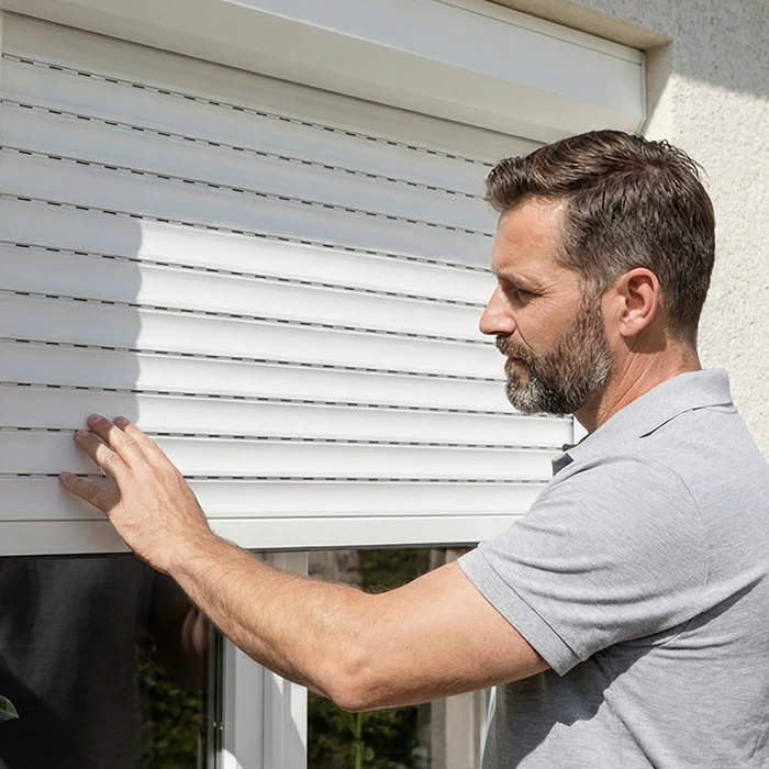 Instalación de persianas de aluminio térmico resistentes al salitre en el barrio de El Sardinero, Santander.